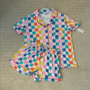 NWT KATYDID - Women’s Colorful Checkered Pajama Set